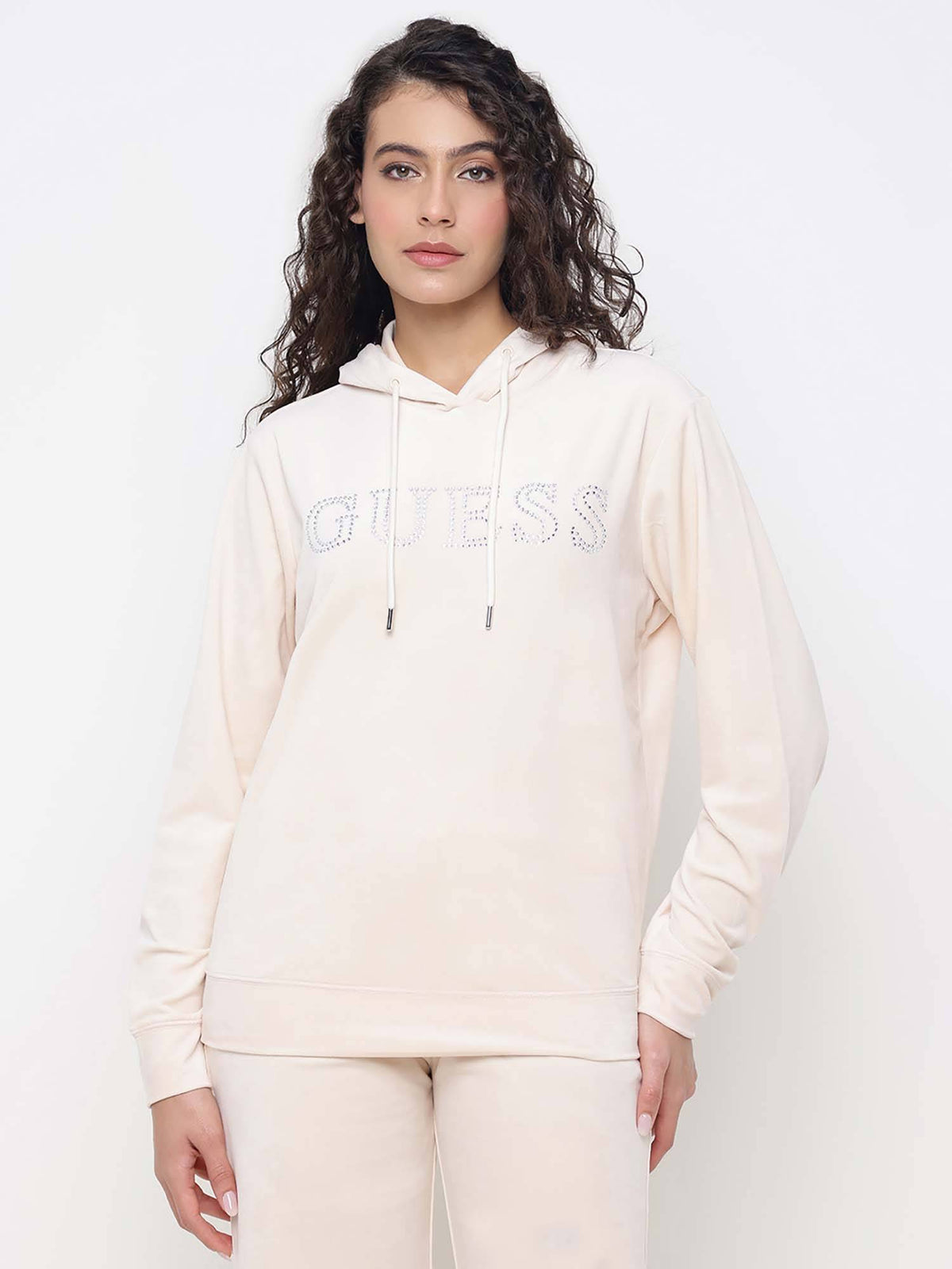 Couture New Angel Wing Embellished Hooded Neck Regular Fit Hoodie | HD56 - view 1