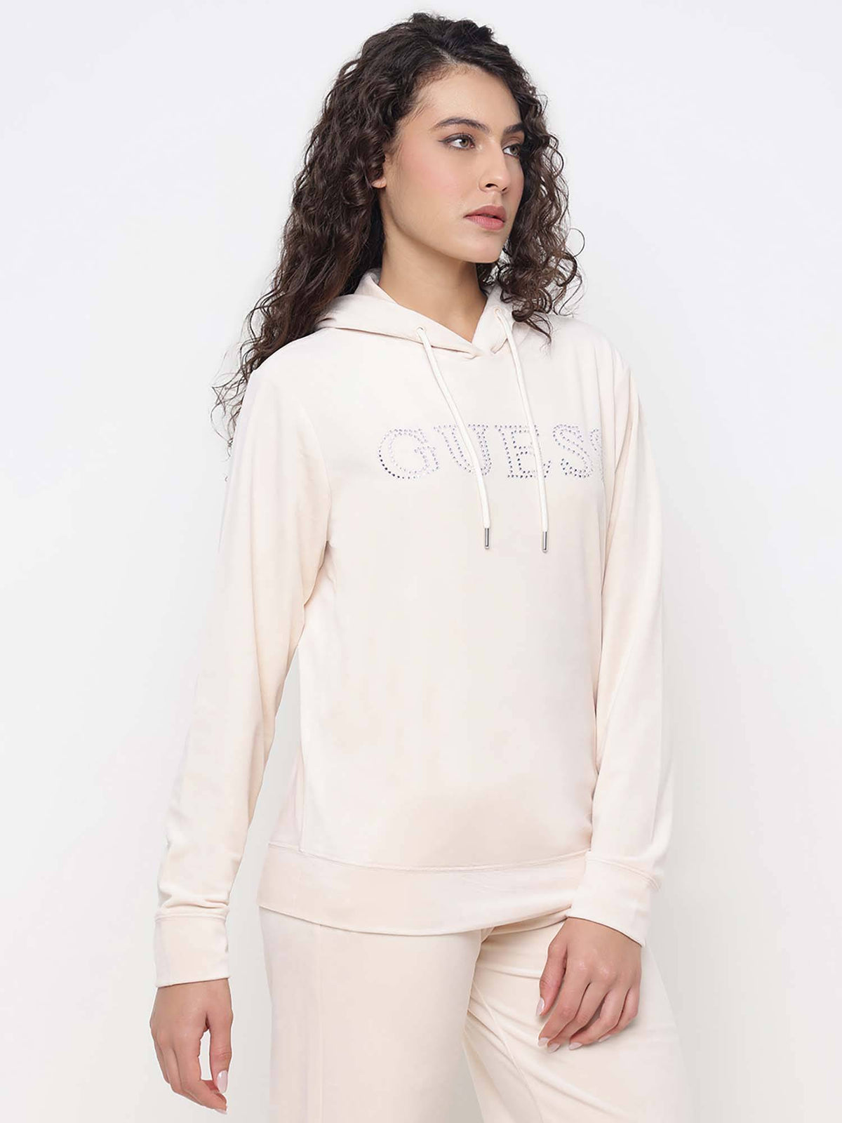 Couture New Angel Wing Embellished Hooded Neck Regular Fit Hoodie | HD56 - view 3