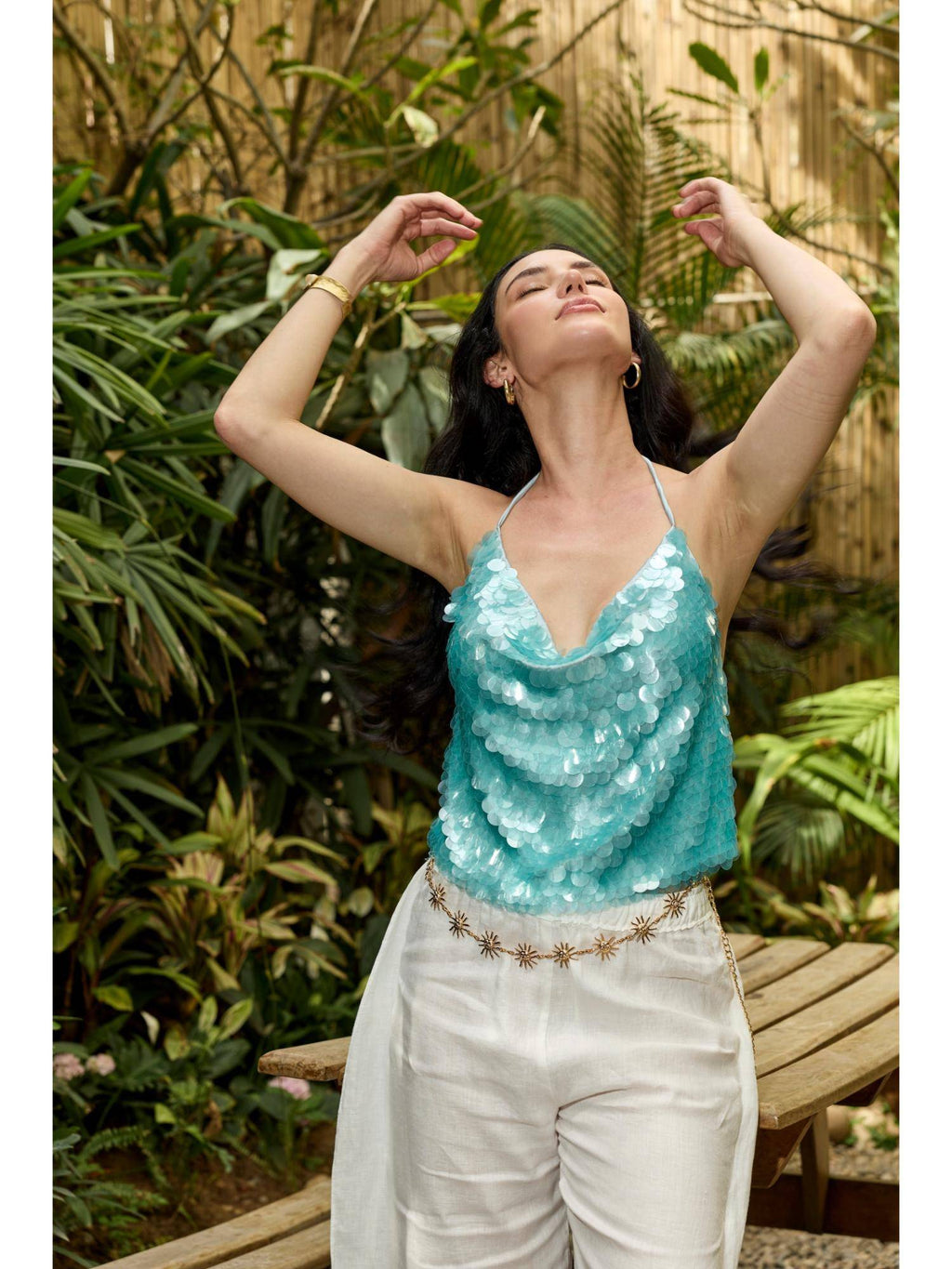 Hot For Sequins - Green Top | HT67 - view 9