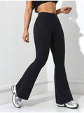 Womens Black High Rise Bootcut Jeans | BT10 - view 1