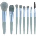 Makeup Blue Brush - Set Of 8 | T32 - view 1