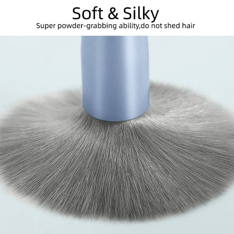 Makeup Blue Brush - Set Of 8 | T32 - view 3
