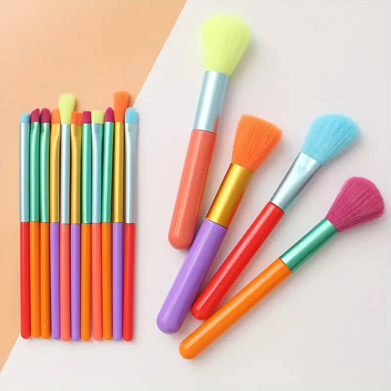 Colourful Premium Makeup Brush - Set Of 15 | T32 - view 4