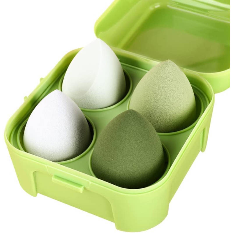 Ultra Soft Blender Makeup Sponge - Set Of 4 (Multicolor) | T32 - view 1