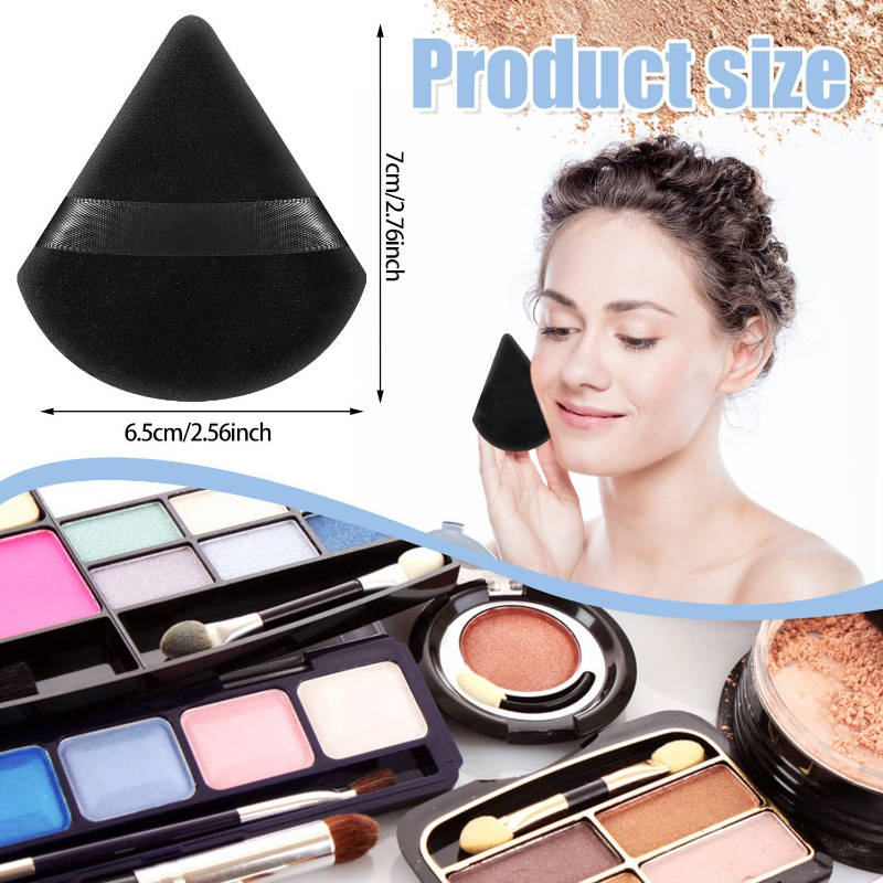 Triangle Powder Puff For Women Makeup - Pack Of 2 | T32 - view 3