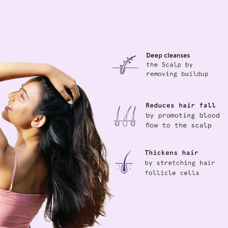 Hair Scalp Massager for women - Helps Exfoliate & Stimulates Scalp - Comfortable Grip | BWS9 - view 2