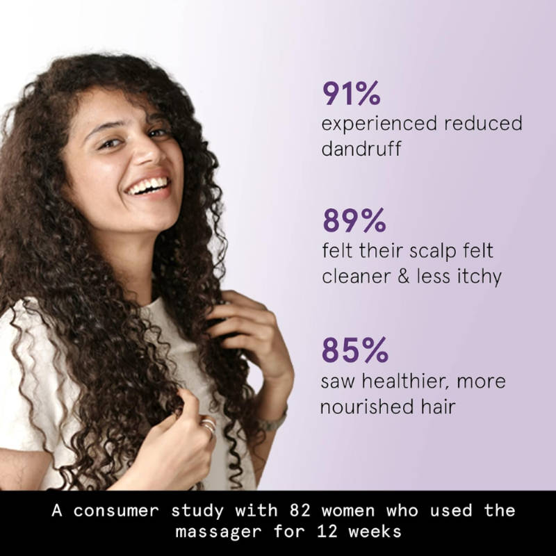 Hair Scalp Massager for women - Helps Exfoliate & Stimulates Scalp - Comfortable Grip | BWS9 - view 7
