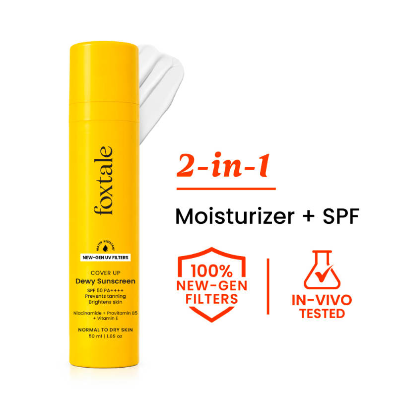 Dewy Sunscreen SPF 70 PA++++ With Niacinamide + Provitamin B5 + Vitamin E | FC3 - view 7