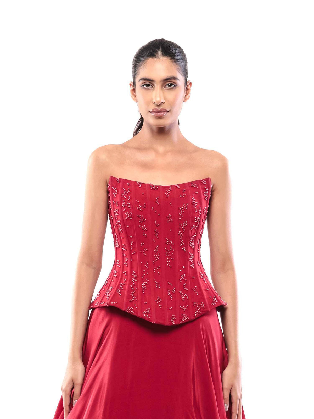 Red Devotion Corset Top | TT90 - view 1