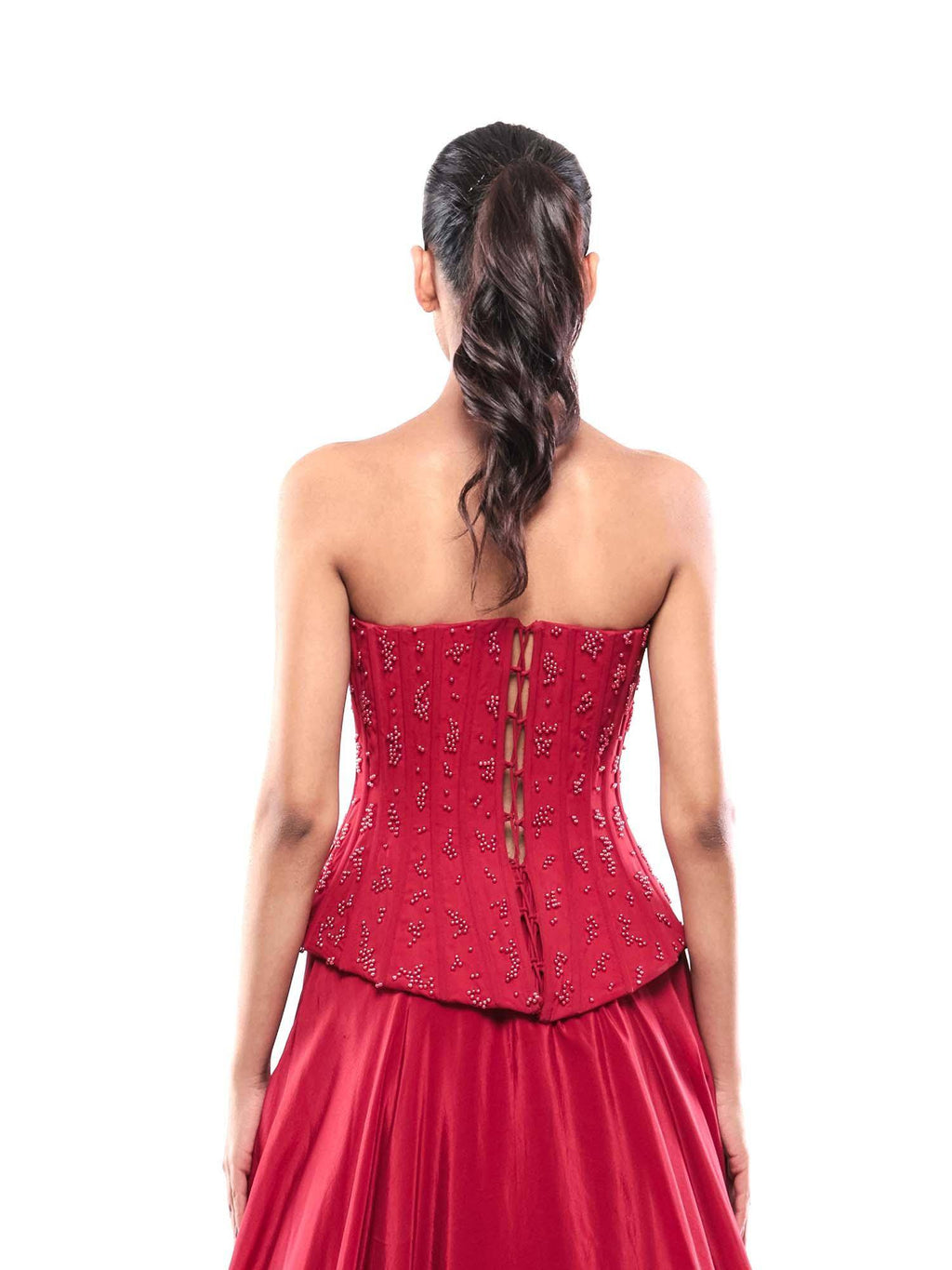 Red Devotion Corset Top | TT90 - view 2