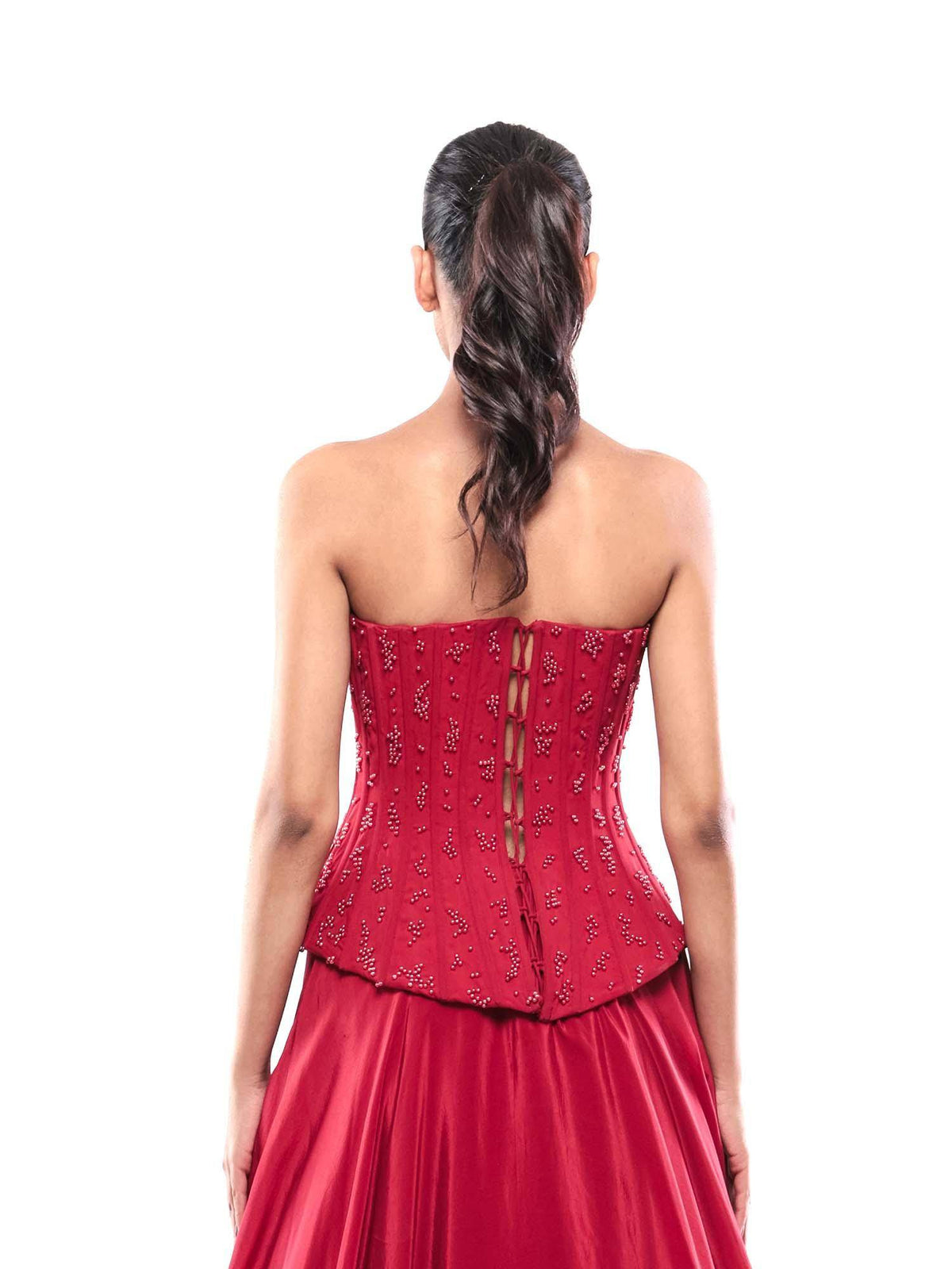 Red Devotion Corset Top | TT90 - view 2