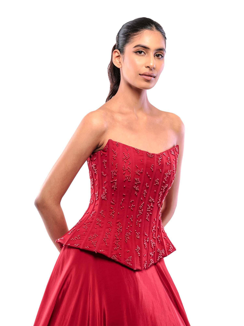 Red Devotion Corset Top | TT90 - view 3