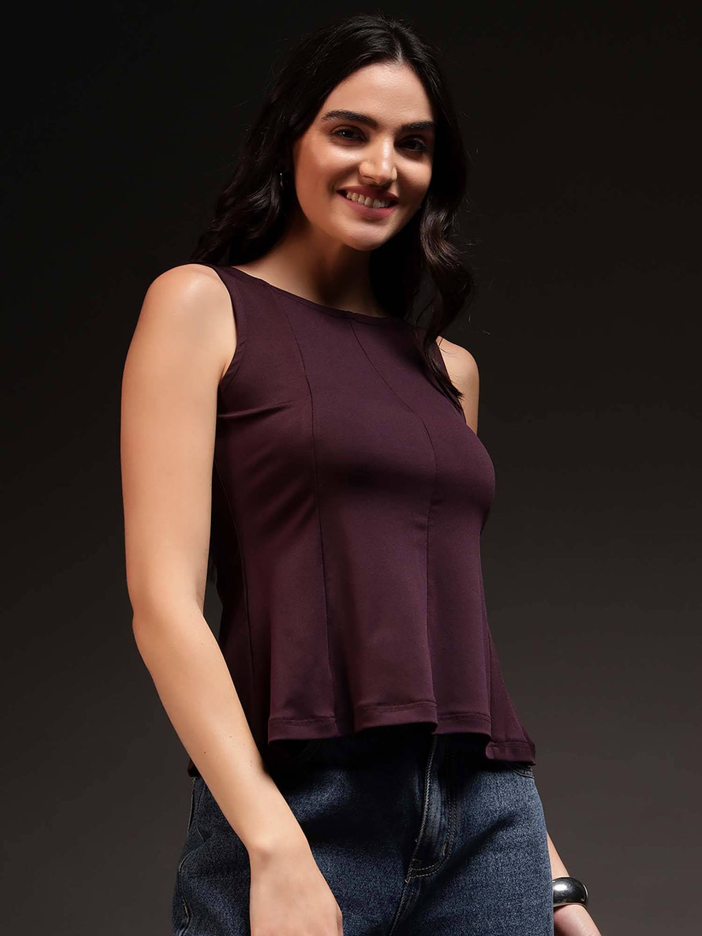 Women Peplum Top | pt51 - view 3