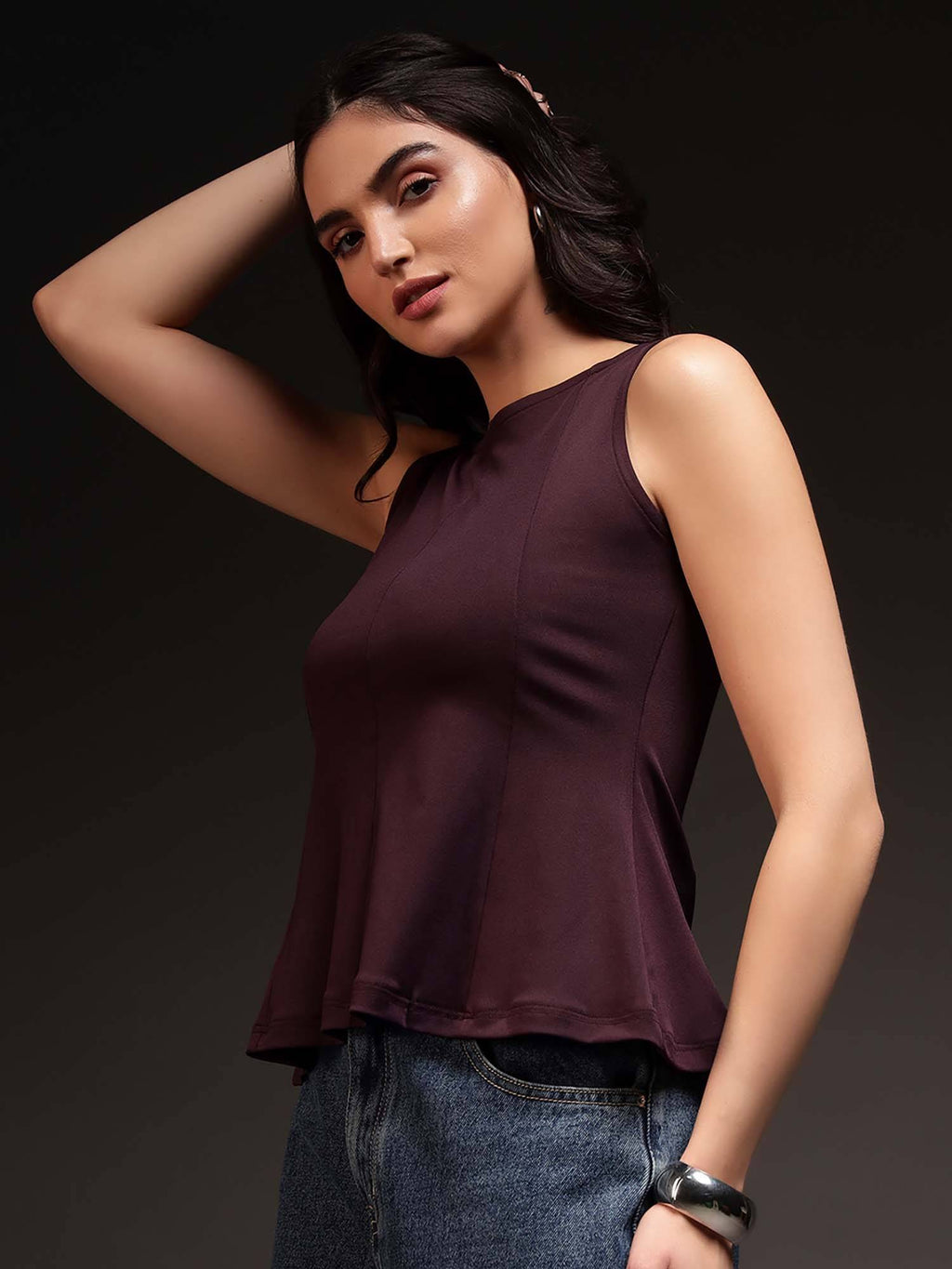 Women Peplum Top | pt51 - view 4