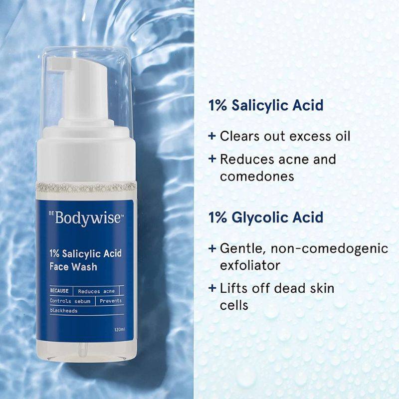 Oil Control Face Wash for Acne- 1% Salicylic Acid (Fragrance- SLS- Soap Free) | BWS9 - view 4