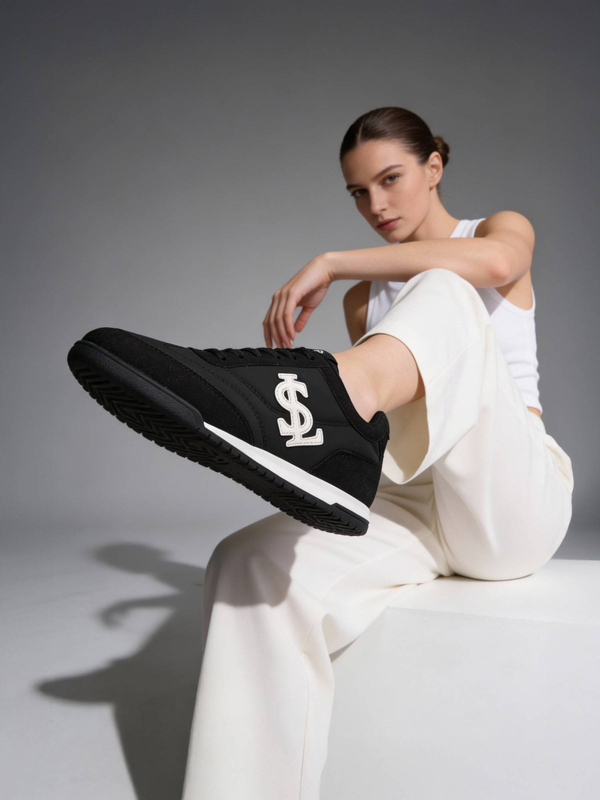 Sky Blue Lightweight and Comfortable Casual Lace-Up Denim Sneakers | SN09 - view 9
