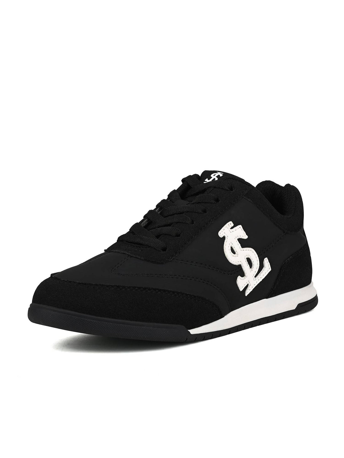 Black Lightweight and Comfortable Casual Lace-Up Sneakers | SN09 - view 3