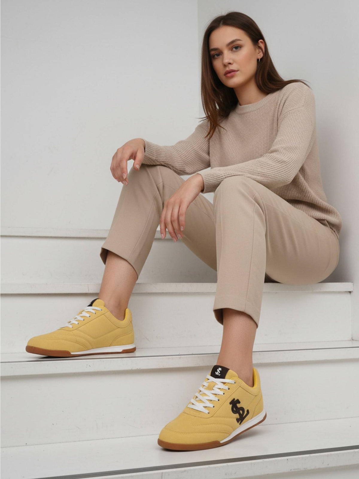 Sky Blue Lightweight and Comfortable Casual Lace-Up Denim Sneakers | SN09 - view 33