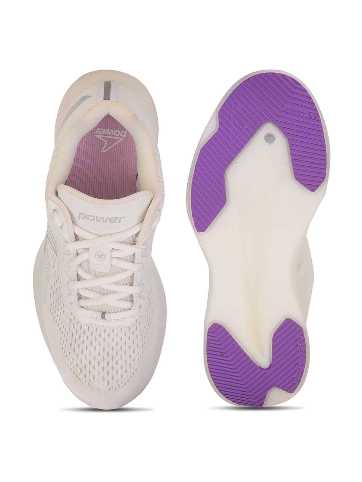 Women Cream Walking Shoes | SH9 - view 4