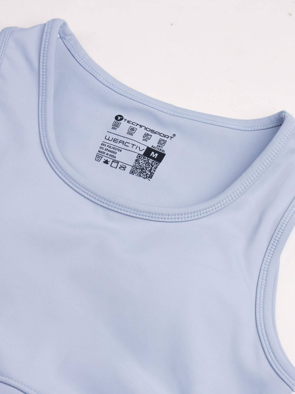 Womens Grey Slim Fit Elasto Plus Workout Support Sports Bra | sb09 - view 23