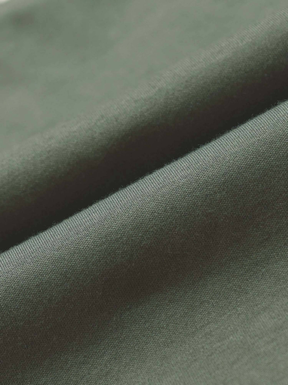 Green Cotton Solid Zipper Polo T-Shirt | PW43 - view 2