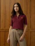 Purple Solid Regular Fit Polo T-Shirt | PW43 - view 8