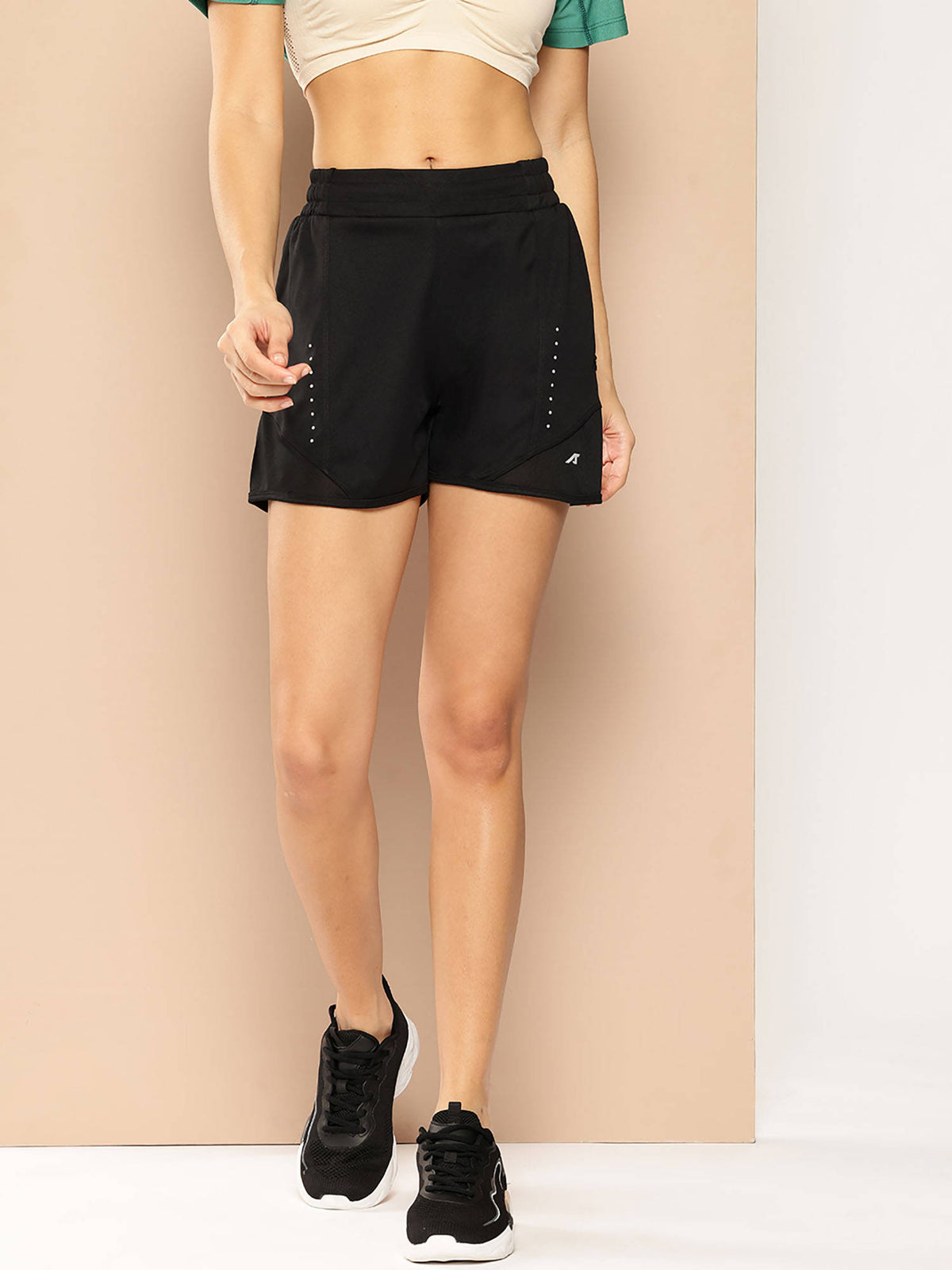Women Slim Fit DryTech Running Sports Shorts - view 10