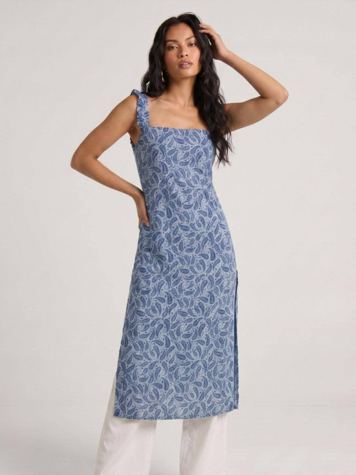 Green Printed Cotton Slim Fit Kurta | KDG - view 15