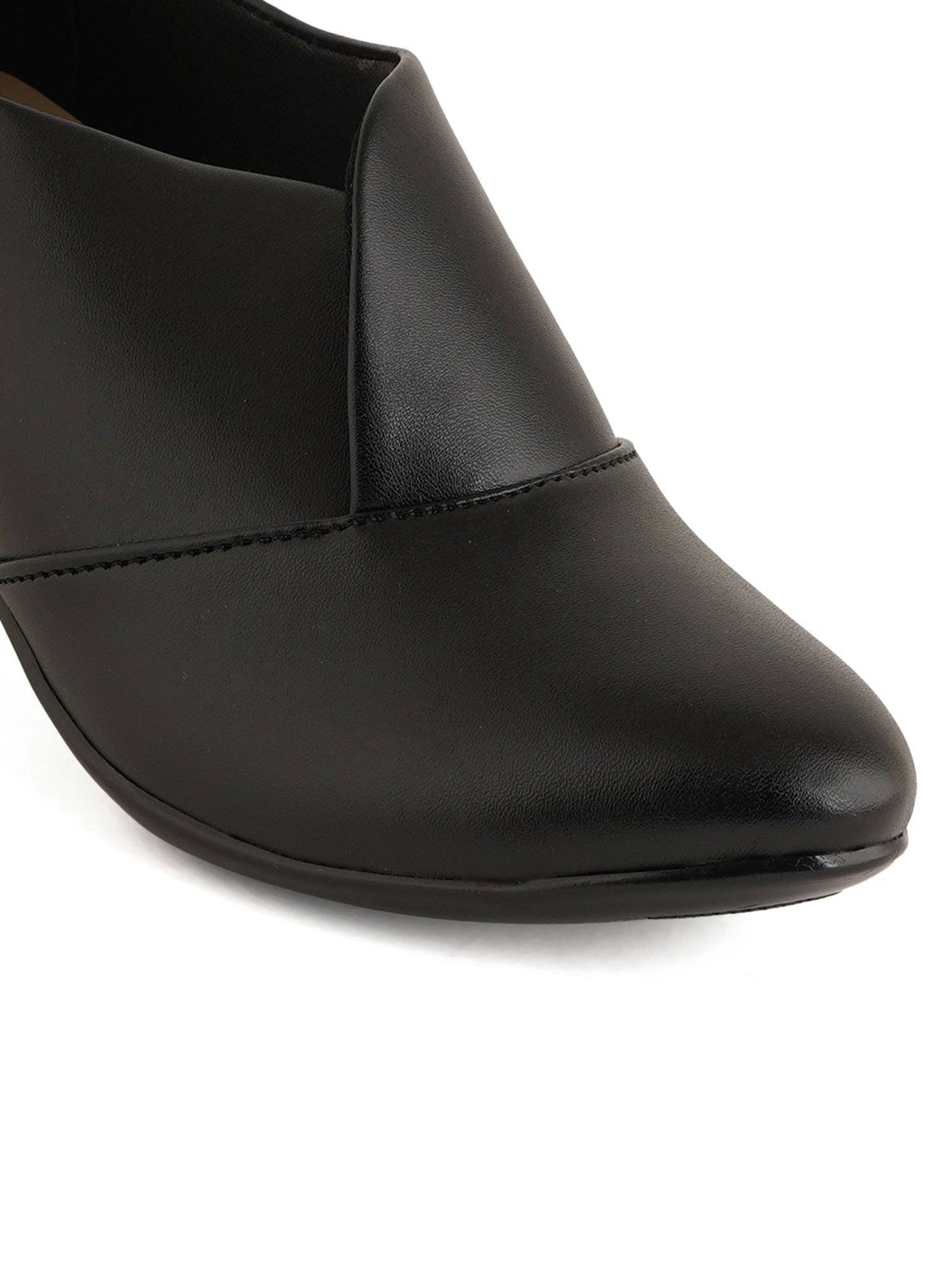 Black Pointed Toe Party Wear Pumps | H78 - view 5
