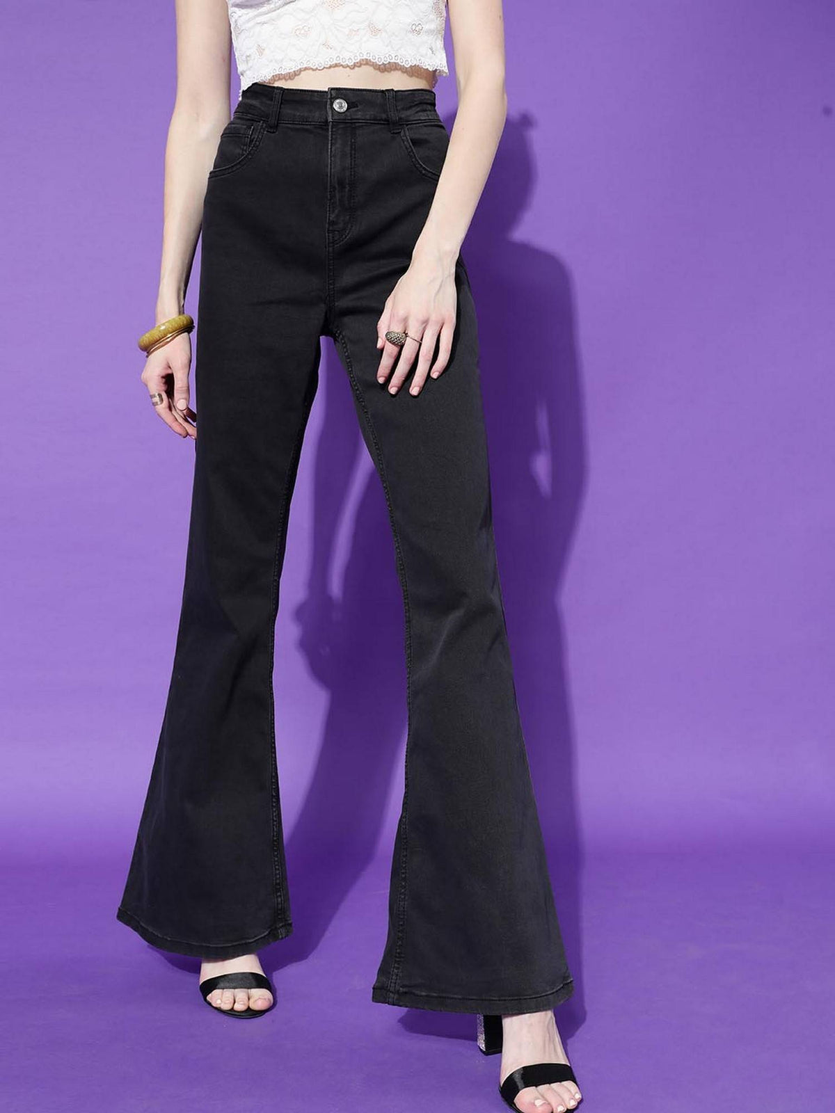 Women Black Bell Jeans | BT10 - view 1