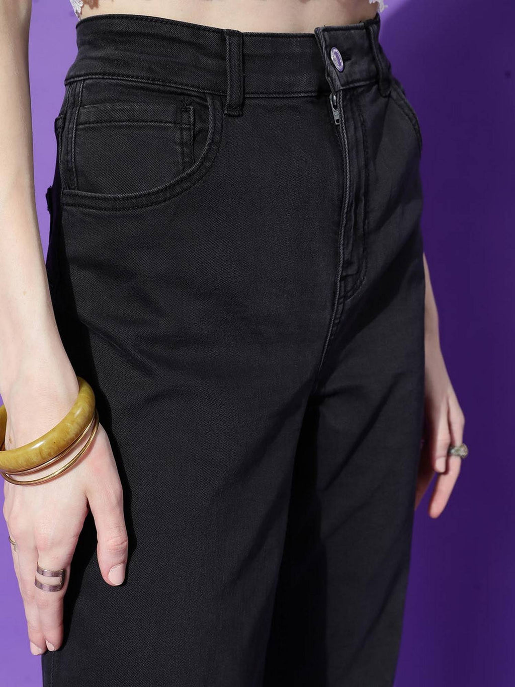 Women Black Bell Jeans | BT10 - view 5