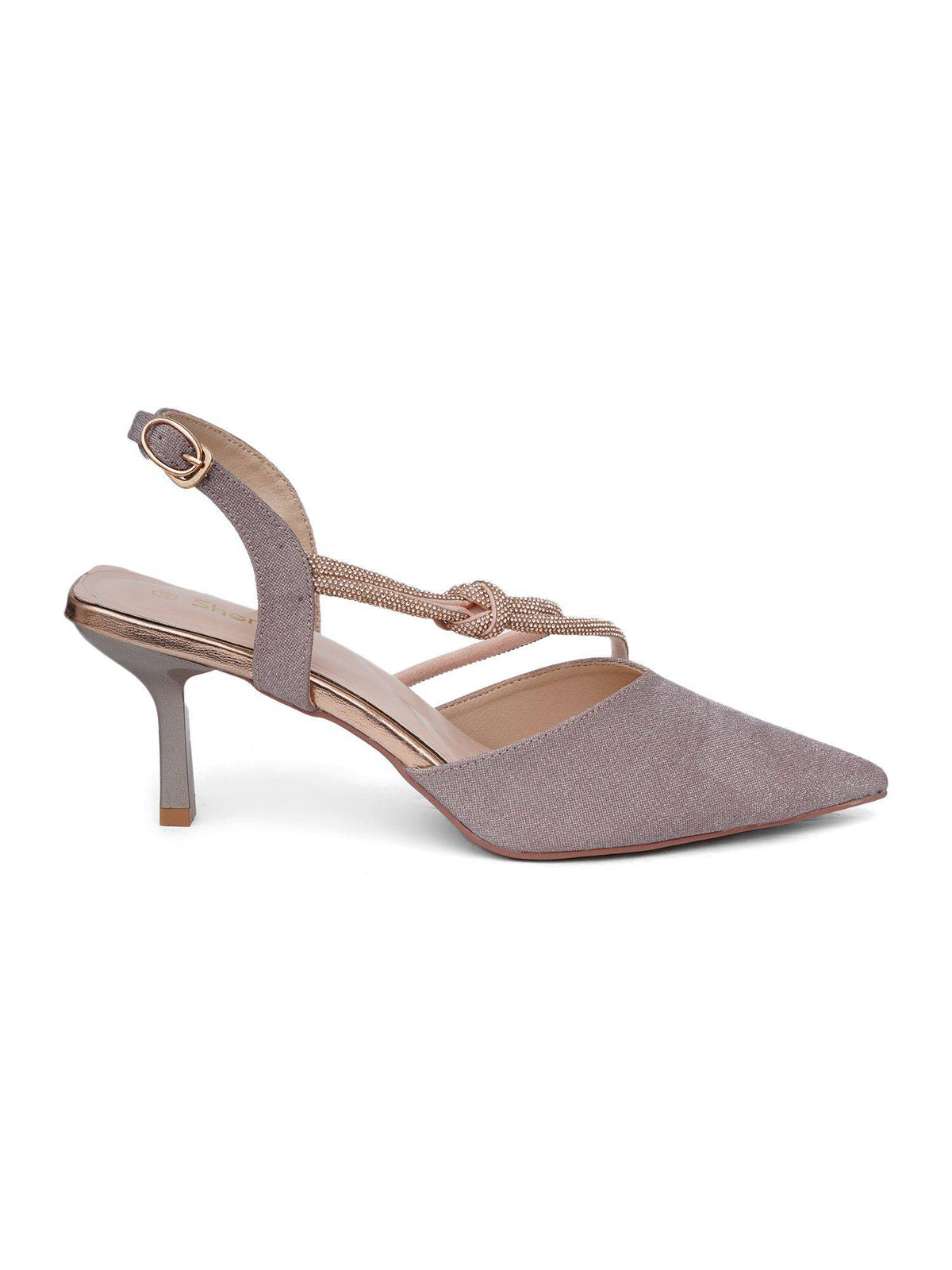 Women Gold Sandal Heels | H78 - view 11