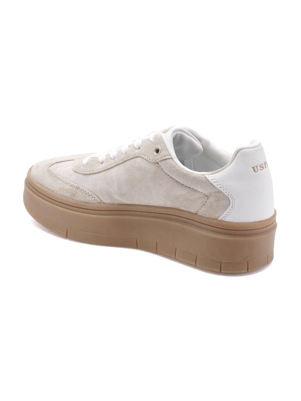 Zaira Beige Chunky Sneaker Shoes | SN09 - view 4