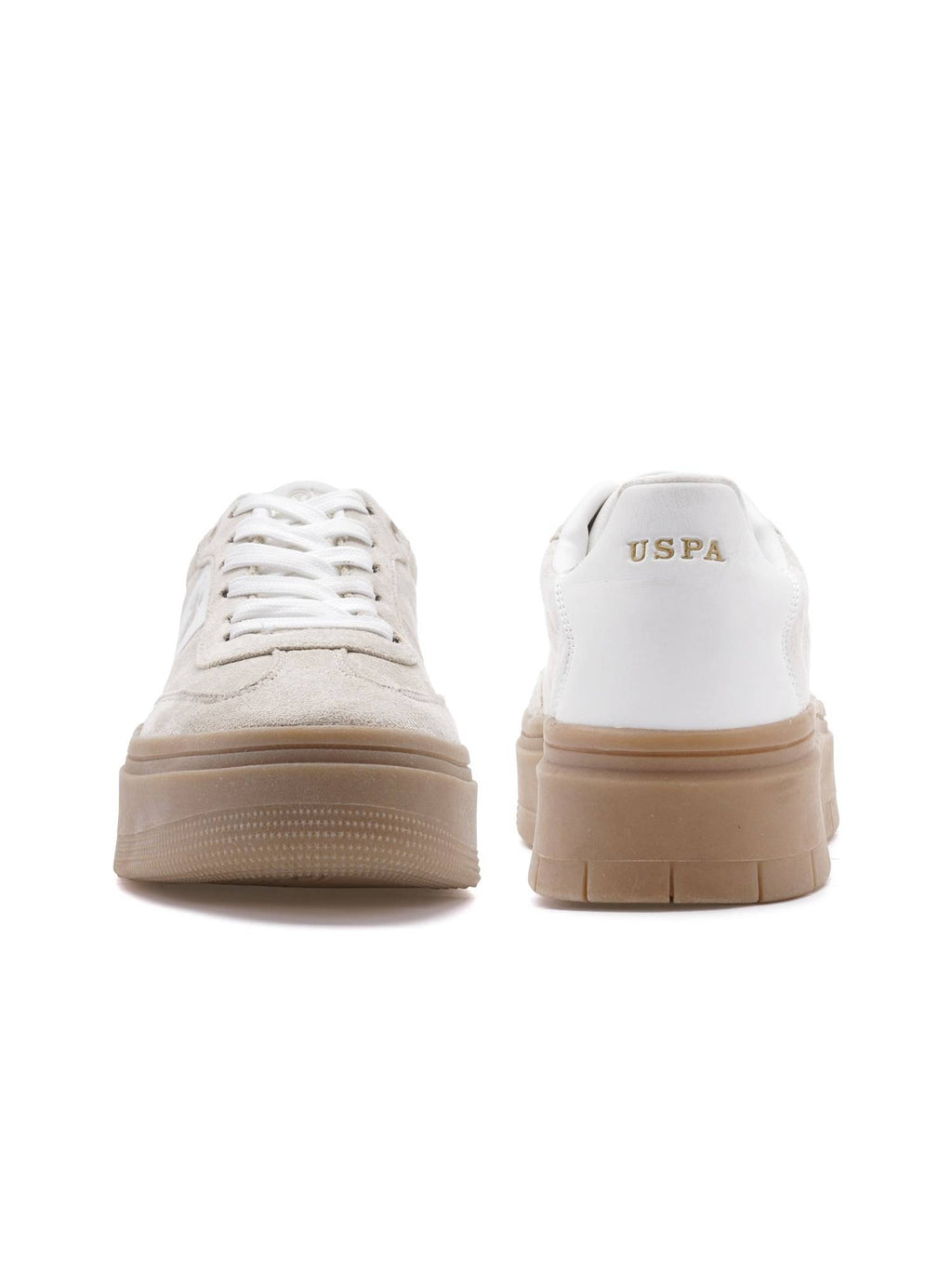Zaira Beige Chunky Sneaker Shoes | SN09 - view 8