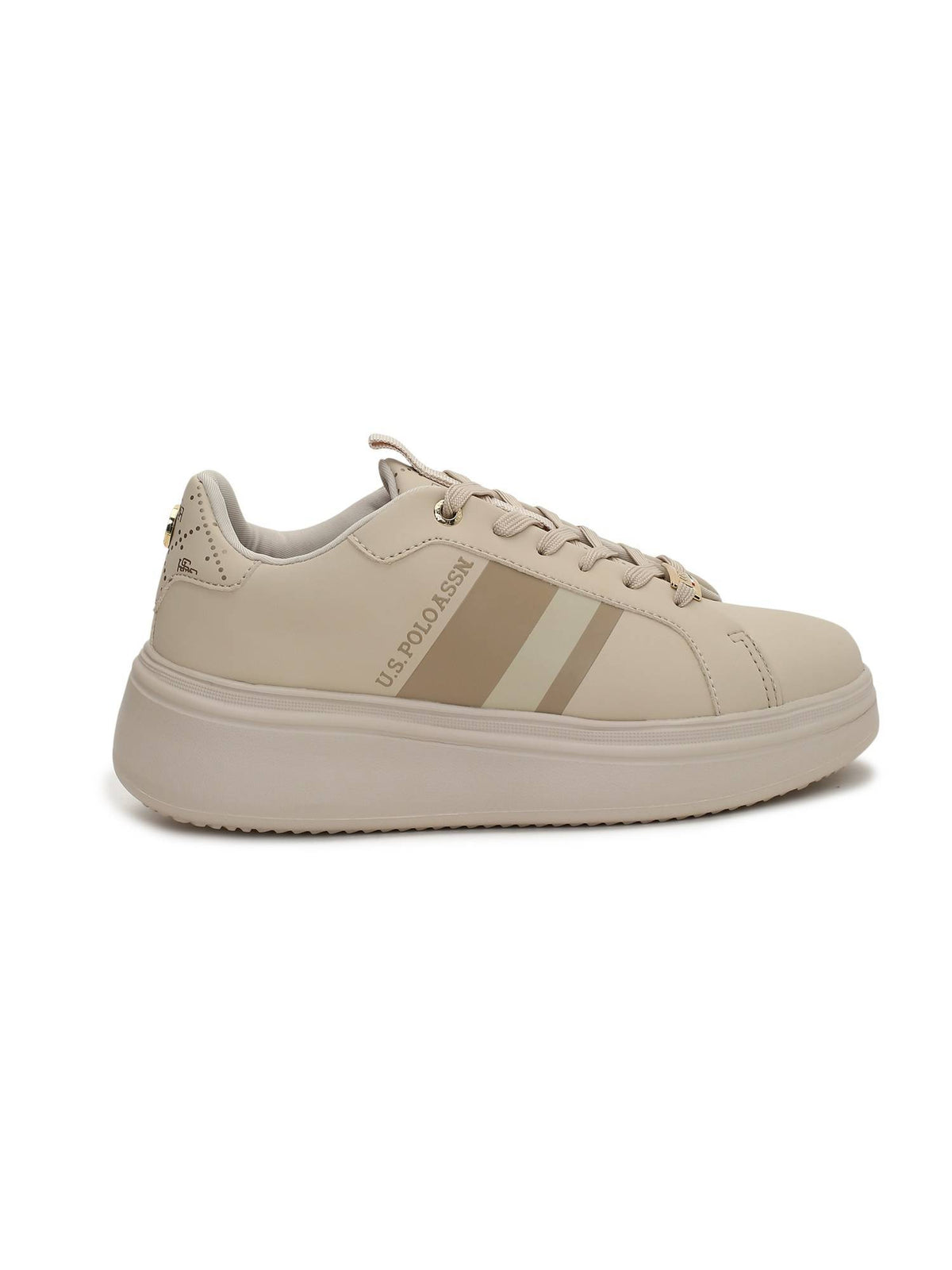 Clara 3.0 Nude Chunky Sneakers Shoes | SN09 - view 6