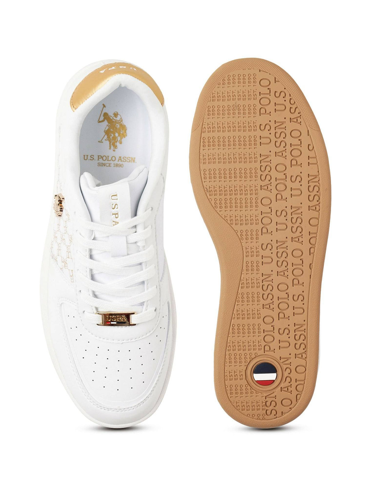 Ryna 2.0 Off White Monogram Sneakers Shoes | SN09 - view 5