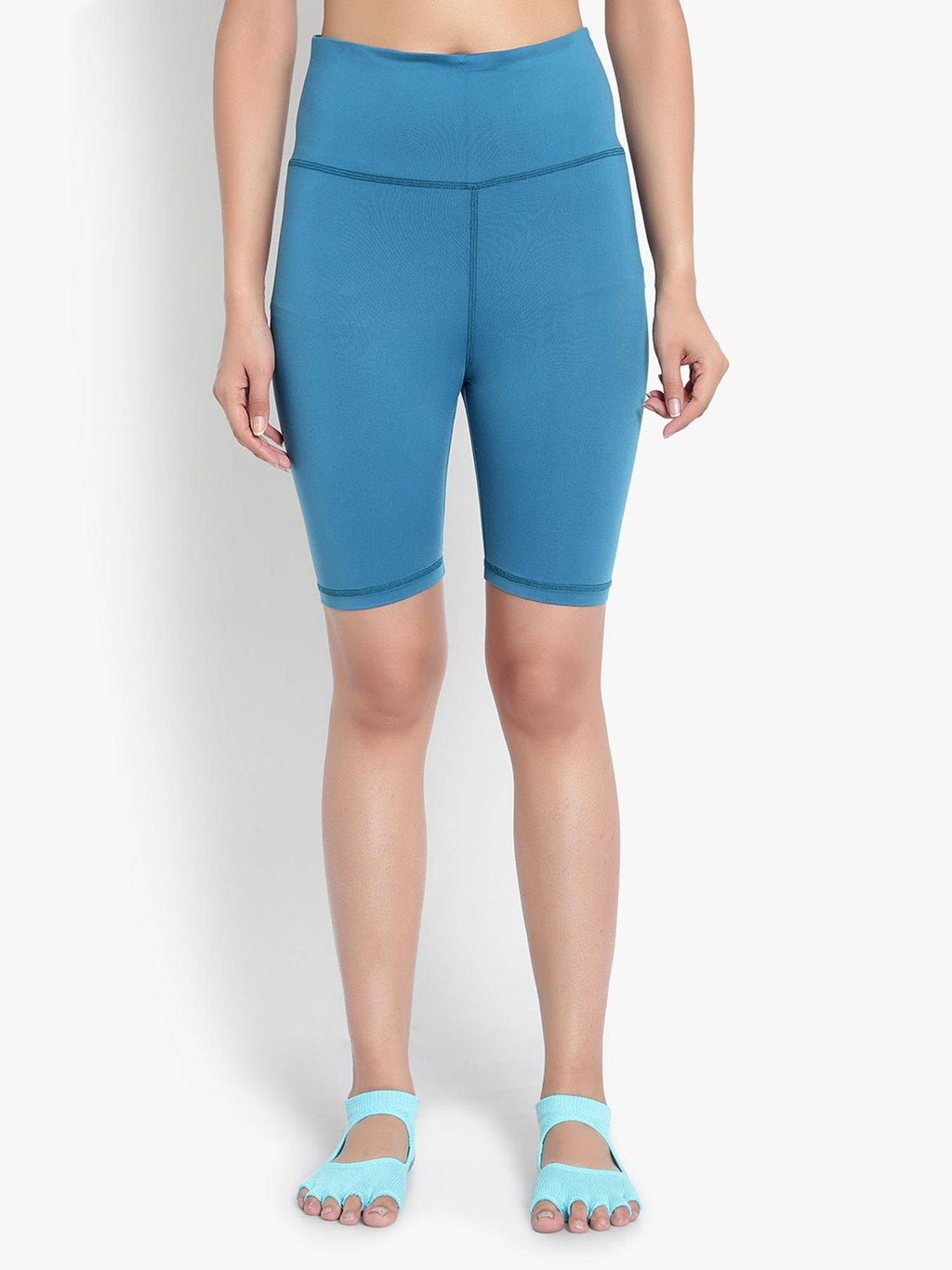 WearJukebox Easy Breezy Olive High Waist Shorts - view 7