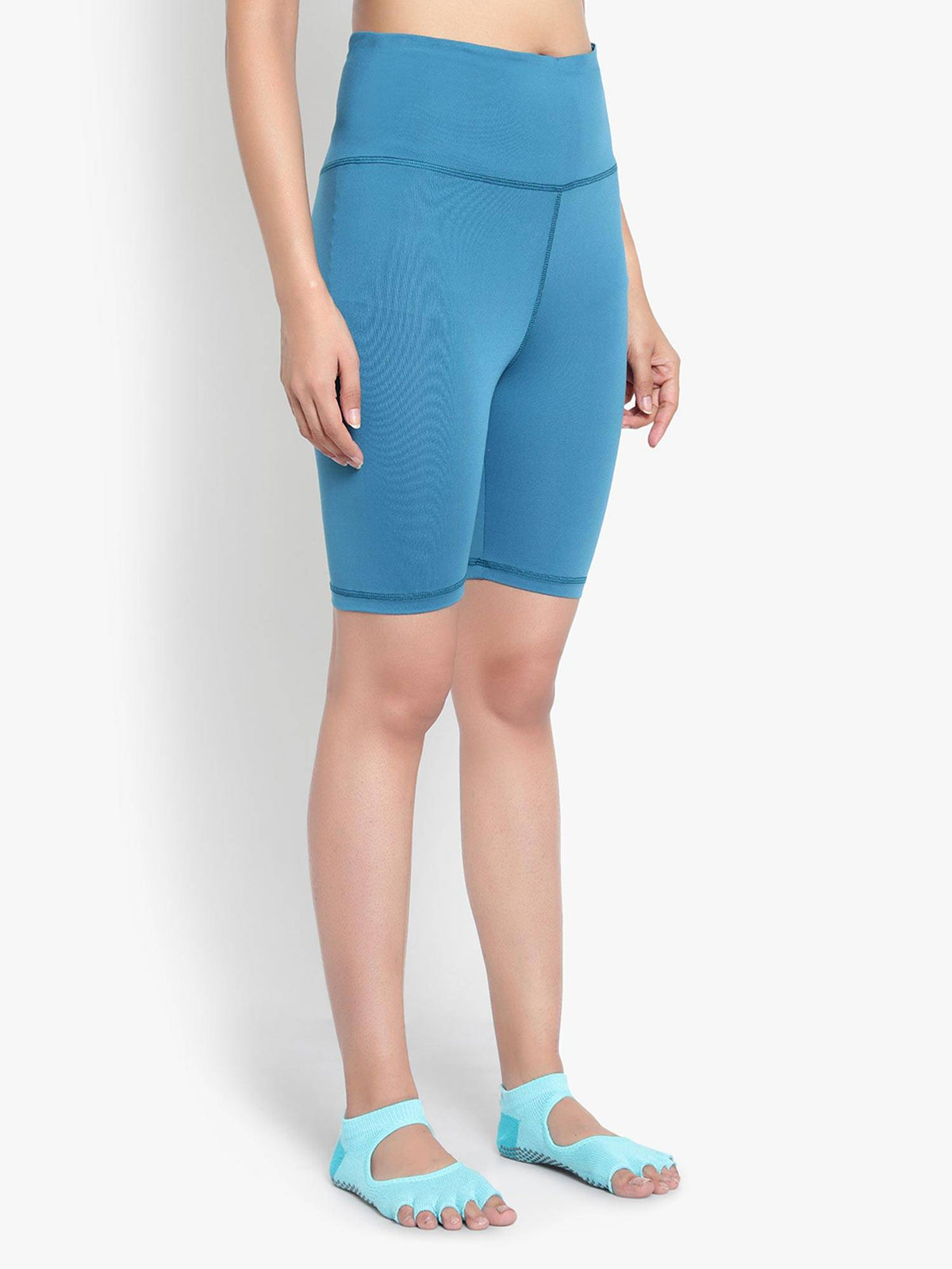 WearJukebox Easy Breezy Olive High Waist Shorts - view 9