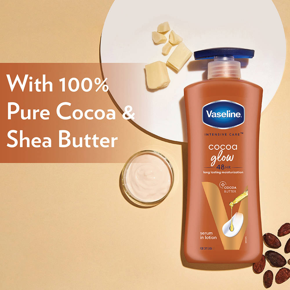 Cocoa Glow Lotion With Rosy Lip Tin For Glowing Skin & Sheer Pink Tint | B20 - view 4