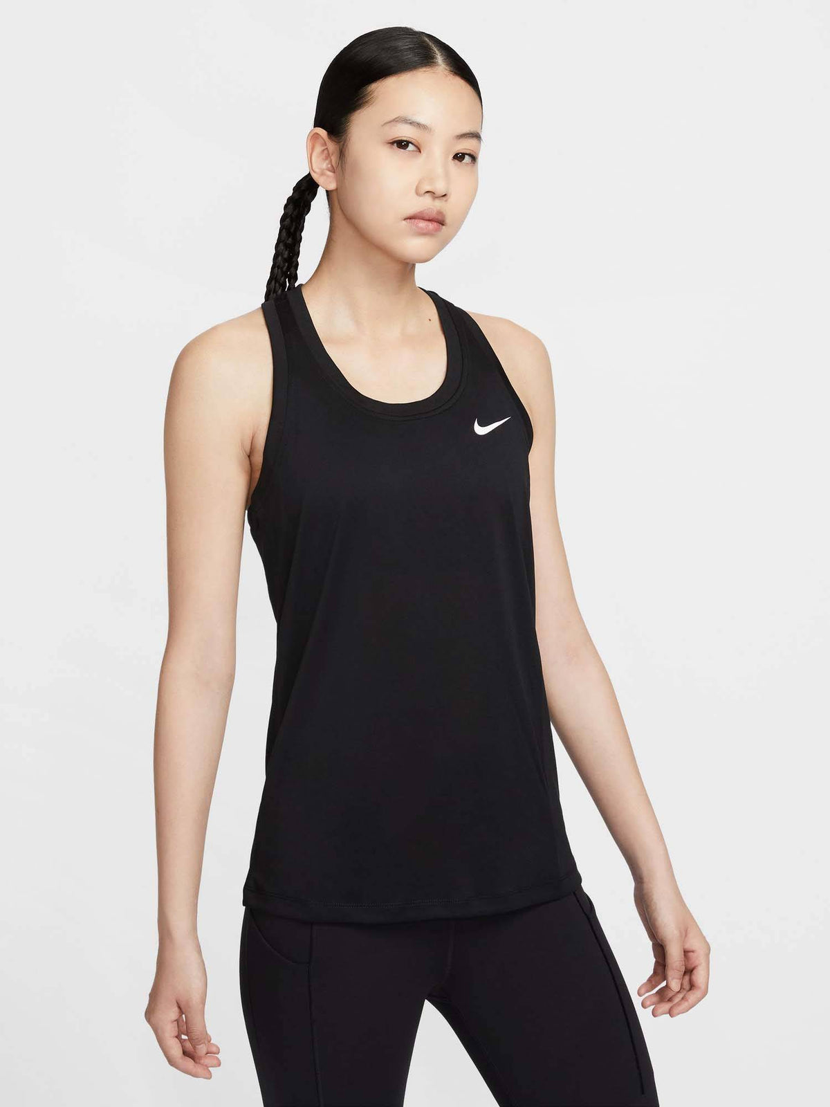 Black Sportswear Rlgd Rcr Women Tank | TS56 - view 1