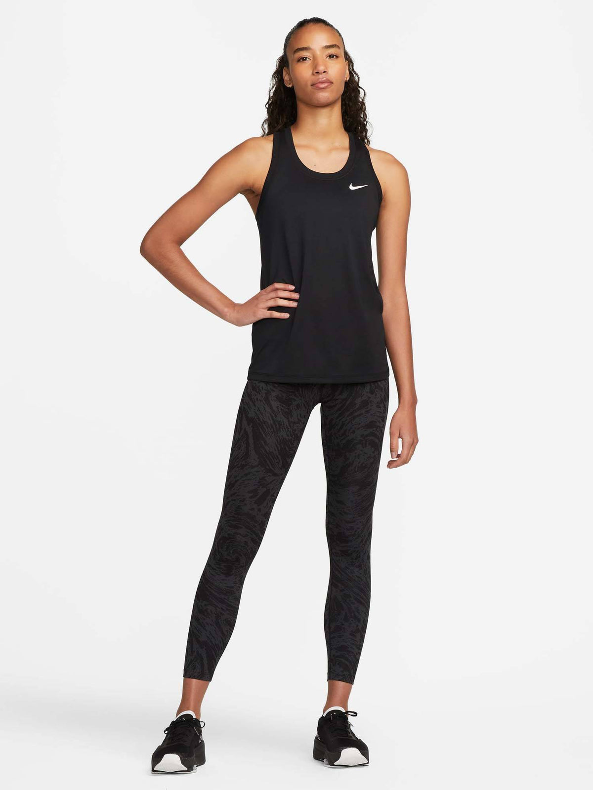 Black Sportswear Rlgd Rcr Women Tank | TS56 - view 4