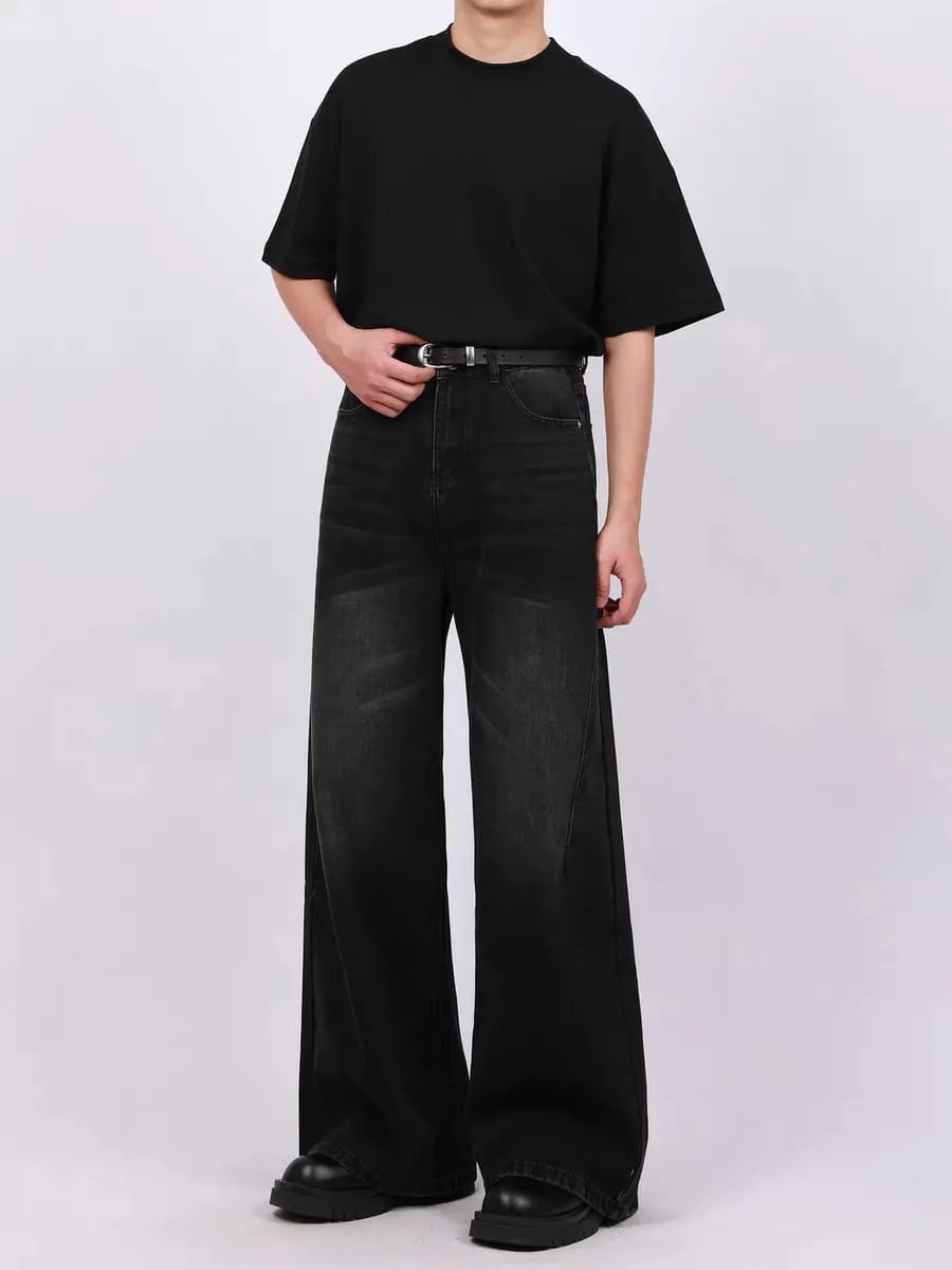 Contrast Curve Baggy Joggers