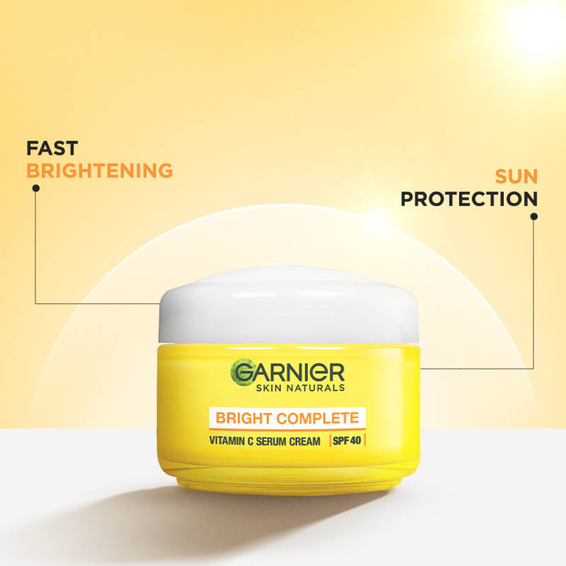 Garnier Bright Complete Vitamin C SPF40/PA+++ Serum Cream | Z8 - view 4