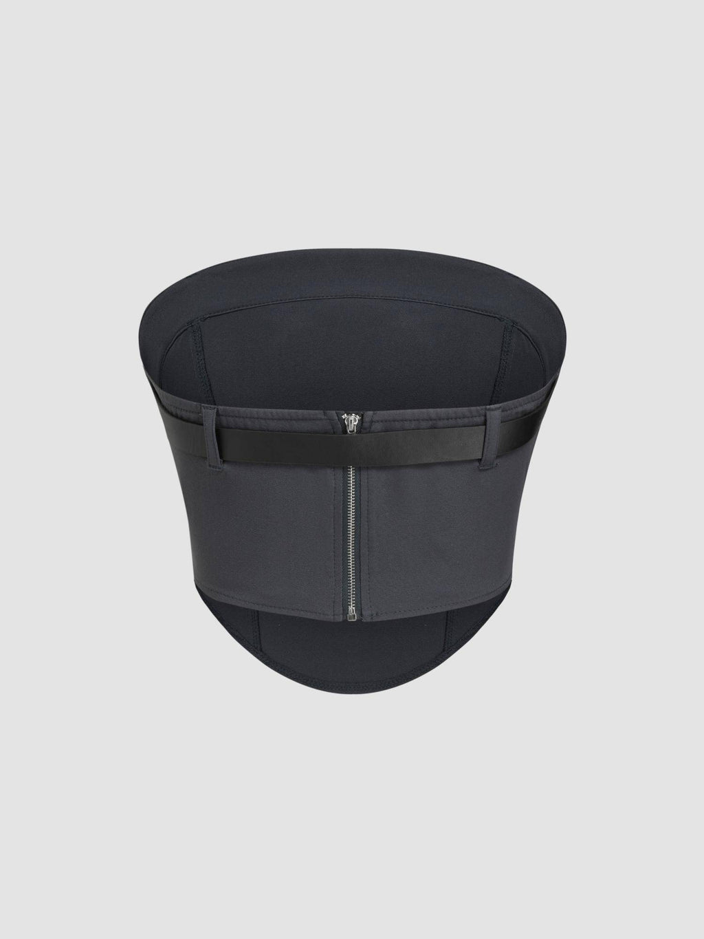 Belted Zipper Up Crop Tube Top | TT90 - view 9