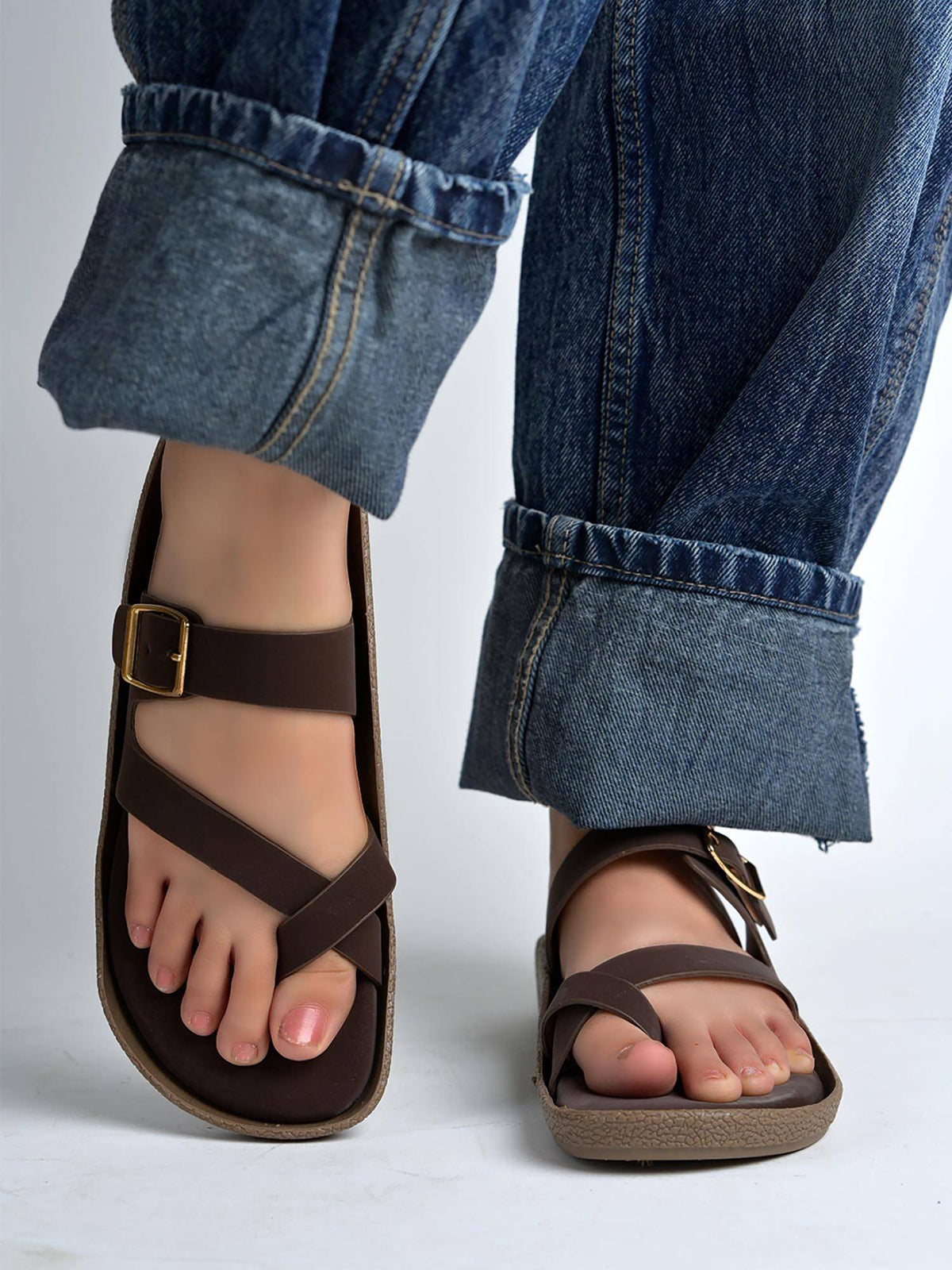 Brown Sandals For Women | SD89 - view 3