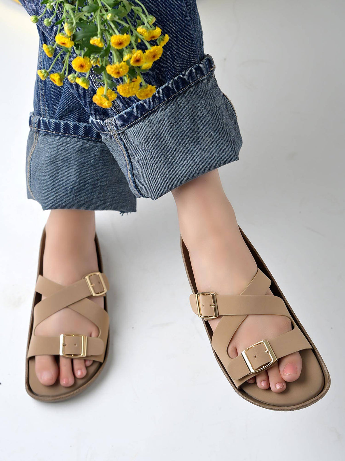 Beige Sandals for Women | SD89 - view 1