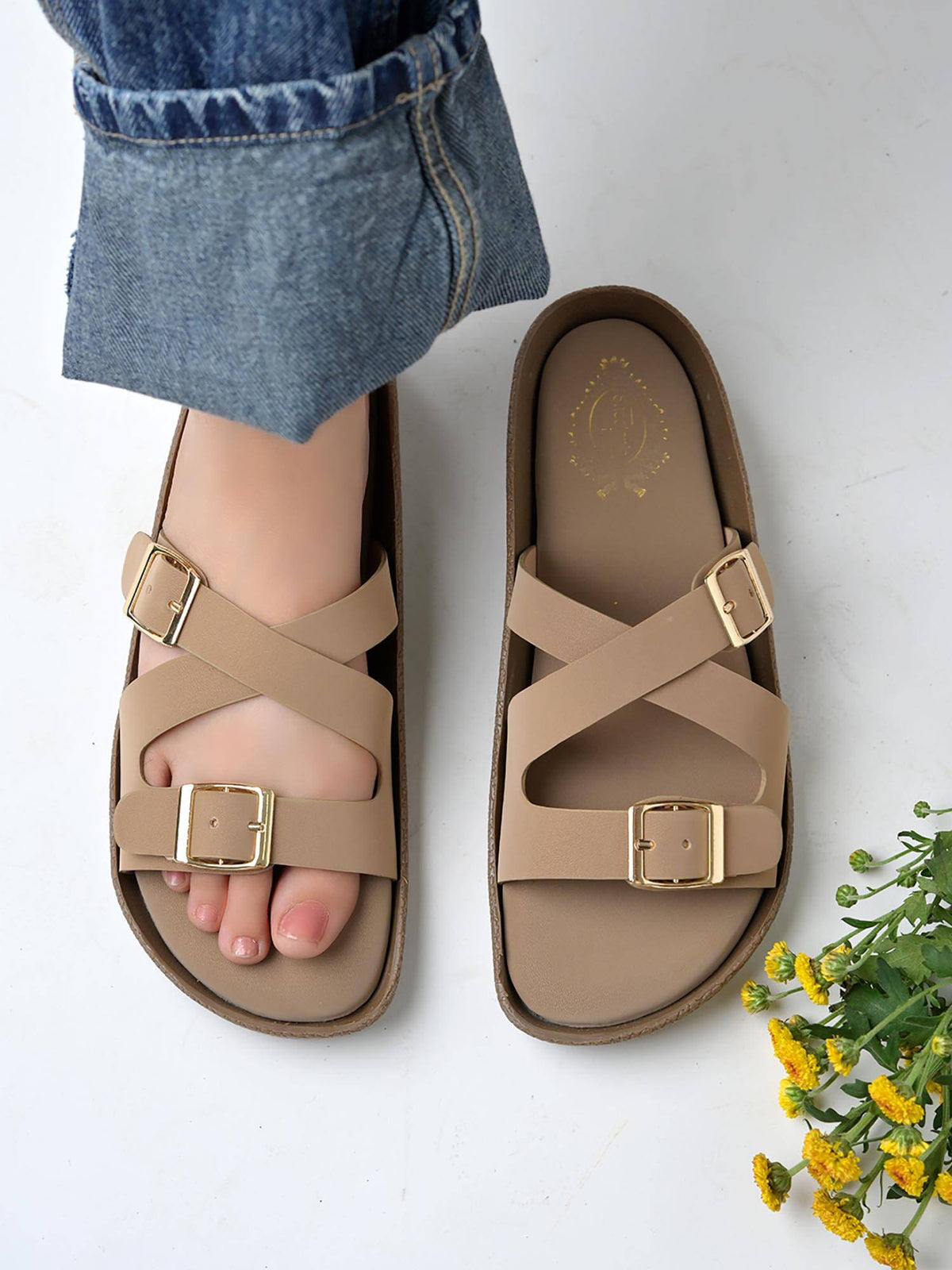 Beige Sandals for Women | SD89 - view 4