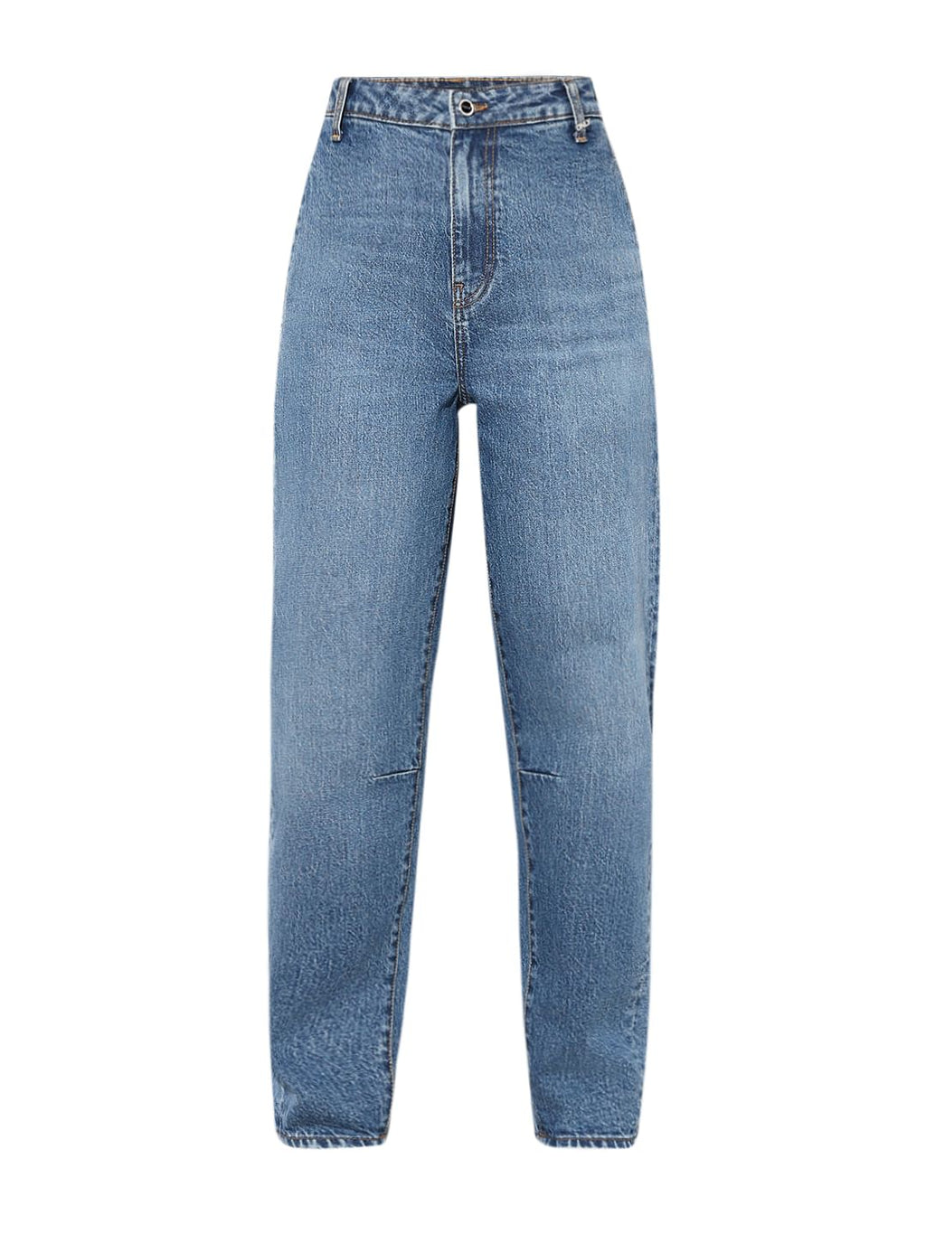 Blue High Rise Baggy Jeans