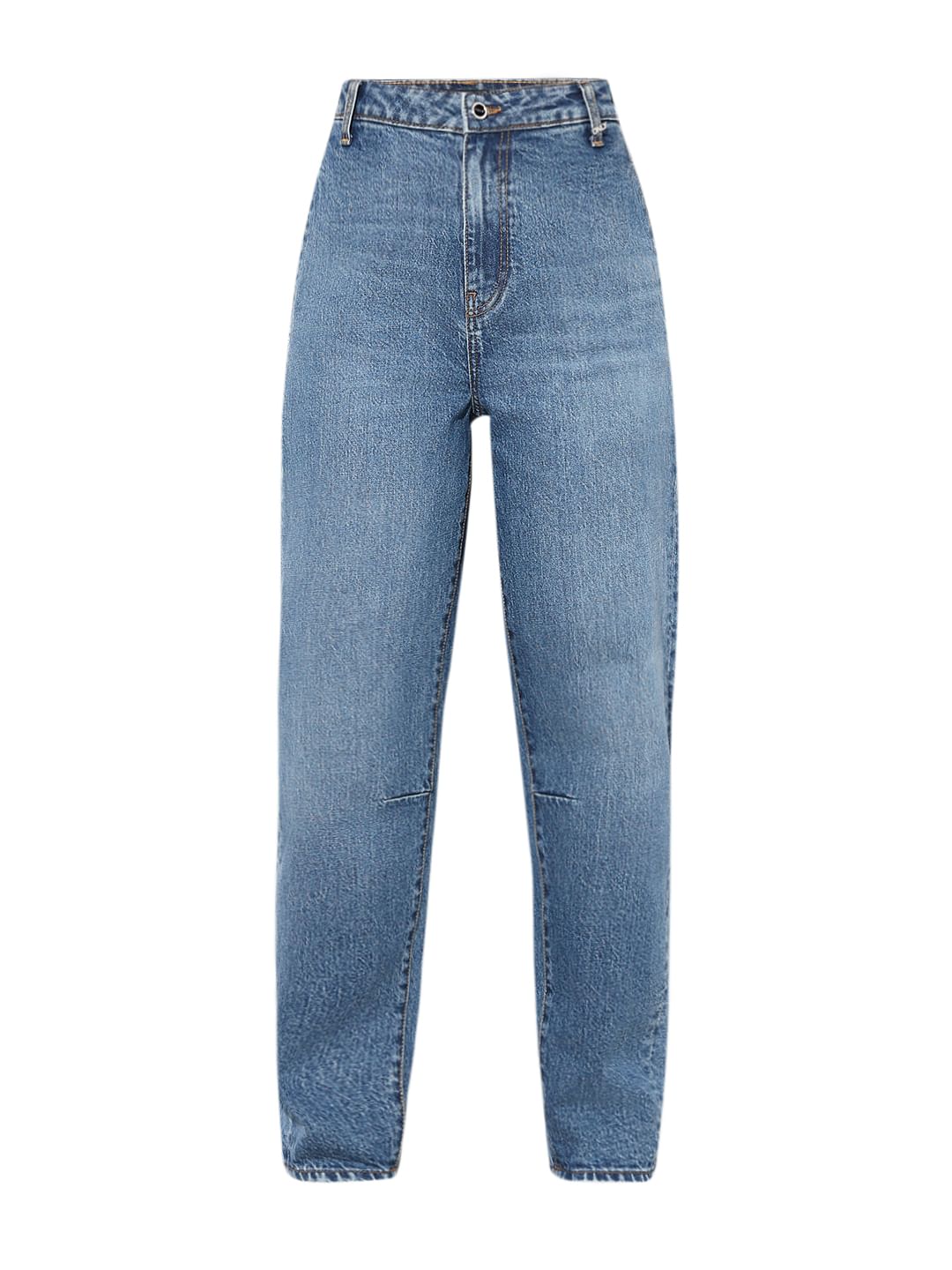 Blue High Rise Baggy Jeans