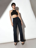 Dark Blue Bootcut Jeans